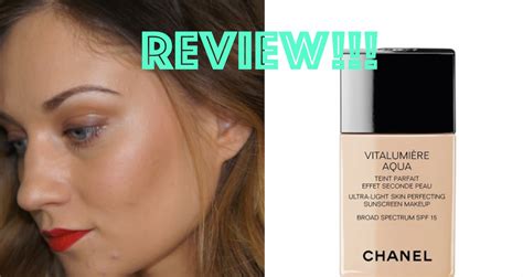 how to apply chanel vitalumiere aqua|chanel vitalumiere aqua foundation reviews.